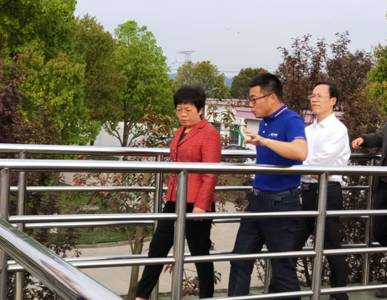 浙江省領導帶隊重點調研江蘇永威施工建設的污水廠項目